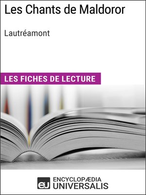 cover image of Les Chants de Maldoror de Lautréamont